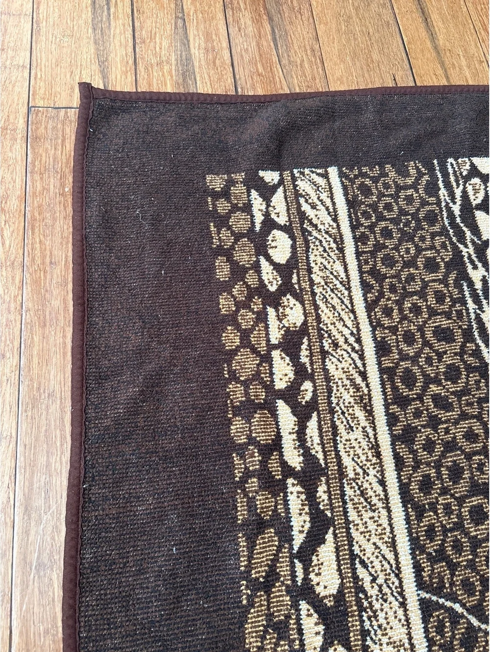 Vintage Hi Pile Leopard Throw Blanket by San Marcos Animal Print 56x76